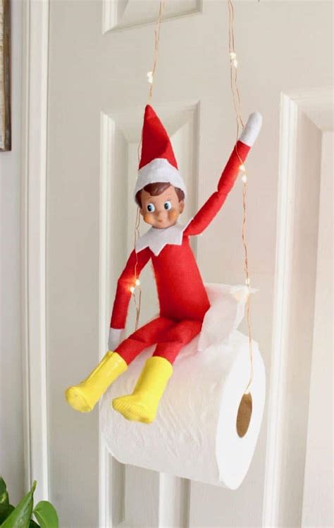 Easy & Funny Elf on the Shelf Ideas • Veggie Society