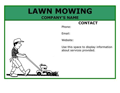 30 Free Lawn Care Flyer Templates [Lawn Mower Flyers] ᐅ TemplateLab