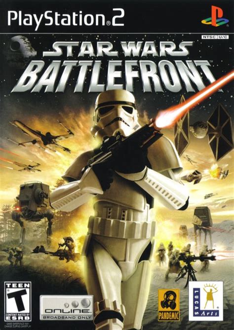 Star Wars: Battlefront (2004) PlayStation 2 box cover art - MobyGames