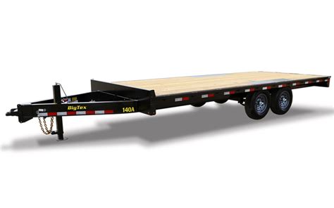 Big Tex 14OA 102" x 18 Heavy Duty Over-The-Axle Bumperpull | Airport ...