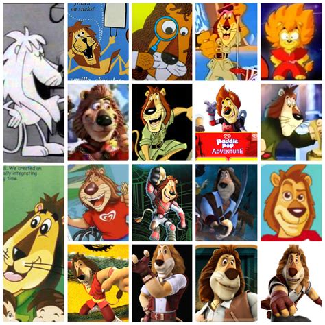 Versions of Max (Paddle Pop Lion) 1953-2013 by Sheslynkkk1234 on DeviantArt