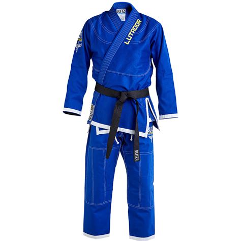 Blitz Adult Lutador Brazilian Jiu Jitsu Gi - Blue - 550g