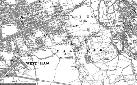 Old Maps of East Ham, Greater London - Francis Frith