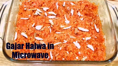 GAJAR HALWA IN MICROWAVE/ GAJAR HALWA RECIPE/INDIAN SWEET - YouTube