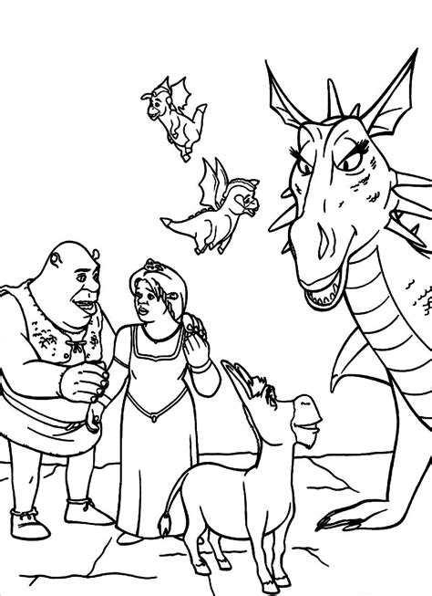 Shrek Donkey Drawing at GetDrawings | Free download