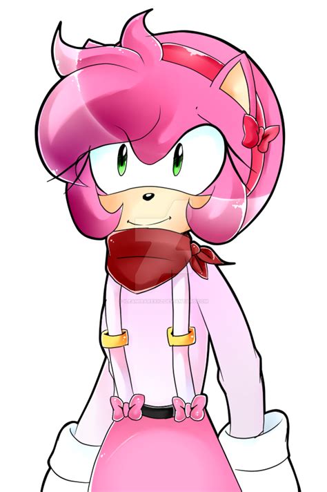 Amy Rose: Winter look [Colored] by iLeaMiraRexiiz on DeviantArt