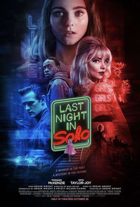 Last Night in Soho Poster Gives a Neon Glow to Edgar Wright’s ...