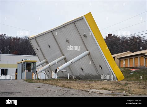 Storm Wind Damage Stock Photo - Alamy