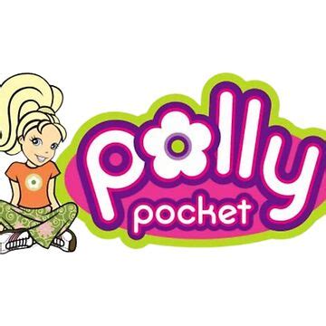 "Vintage Polly Pocket Logo" Sticker for Sale by nednalbrolyat | Redbubble