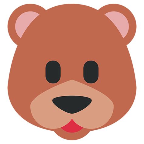 Bear Face Emoji for Facebook, Email & SMS | ID#: 214 | Emoji.co.uk