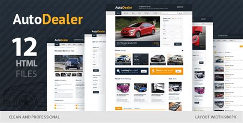 Auto Dealer – Car Dealer HTML Template Free Download - Free After Effects Template - Videohive ...