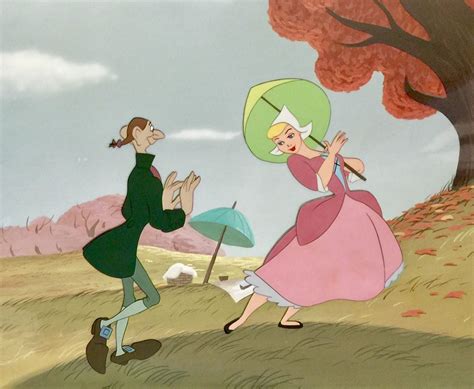 Katrina Von Tussle and Ichabod Crane finished animation cel for “The Adventures of Ichabod an ...