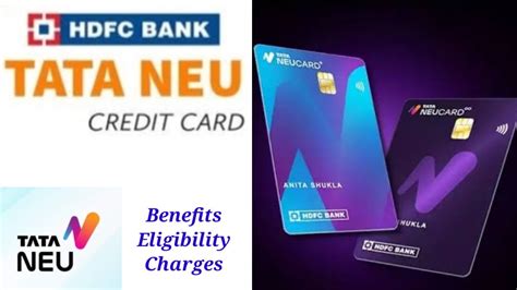 Tata Neu Plus Credit Card HDFC Bank Full Details | Benefits | Eligibility | Fee - YouTube