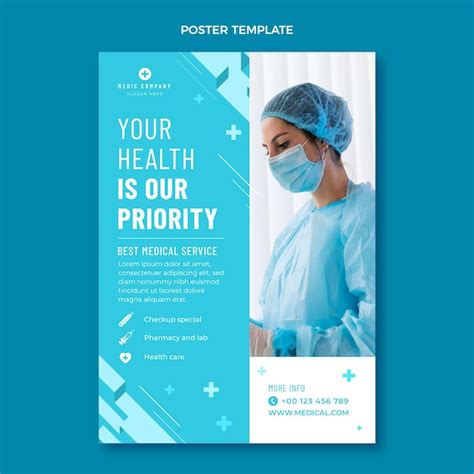 Free Vector | Flat design medical poster design