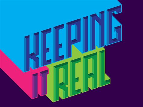 Keeping It Real by Mike Kamanski on Dribbble