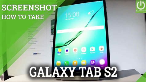 How to Take Screenshot on SAMSUNG Galaxy Tab S2 - Capture Screen - YouTube