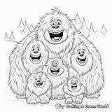 Yeti Coloring Pages  Free & Printable sketch template