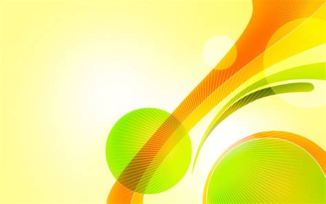 Orange And Green Abstract Background