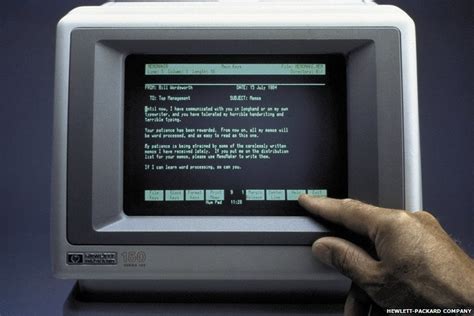 Evolution of the touchscreen - From HP-150 to the present Gadgets ! - Techglimpse