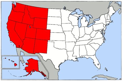 West Region of the United States | Create WebQuest