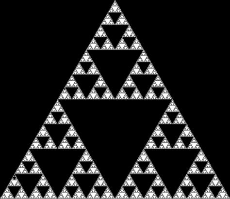 stylized Sierpinski Triangle,,, Sierpinski sieve,,,Sierpinski gasket ...