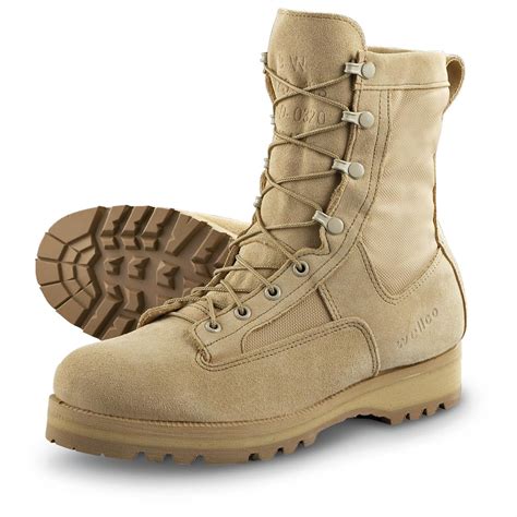 Men's Wellco® 8 1/2" GORE - TEX® U.S. Army Infantry Boots, Desert Tan - 152217, Combat ...