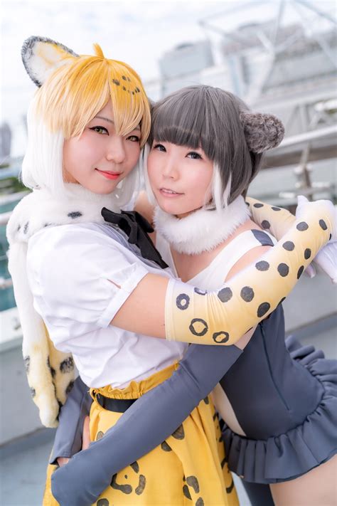 Jaguar & Otter Cosplay by @yoshimiyoshino and @8116x8116 on Twitter : KemonoFriends