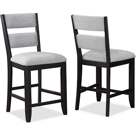 Crown Mark Frey 2716S-24 Transitional Upholstered Counter-Height Dining Chair | Royal Furniture ...