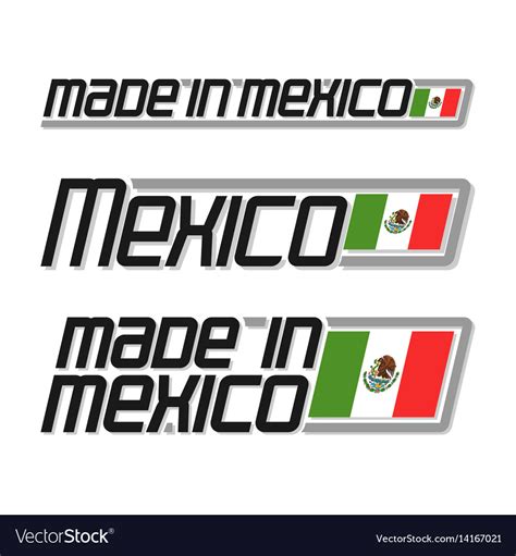 Made in mexico Royalty Free Vector Image - VectorStock