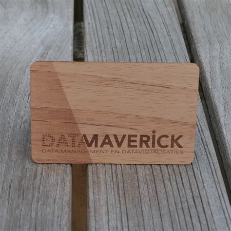 Wooden Engraved Business Cards - Create your own card here