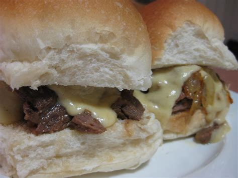 An empty stomach is the best cook: Philly Cheesesteak Sandwiches