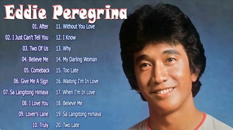 Eddie Peregrina Nonstop Love Songs - Eddie Peregrina Greatest Hits Full Playlist 2021 - YouTube