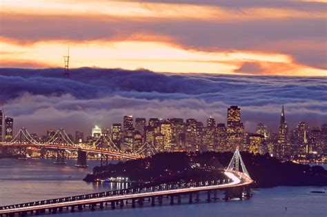 San Francisco with fog looming - Photorator