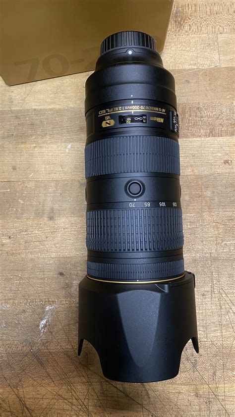 Sold: Nikon AF-S NIKKOR 70-200mm f/2.8E FL ED VR Lens FX DSLR - FM Forums