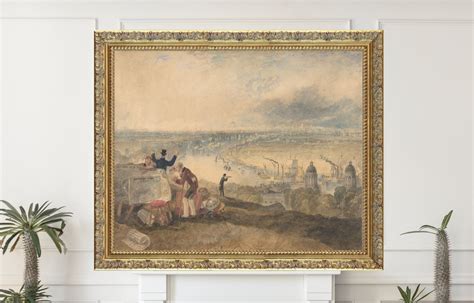 View of London from Greenwich (1825) by William Turner – GalleryThane