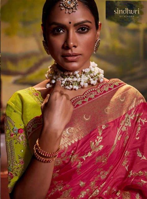 Kimora fashion Sindhuri Parnika 121 Series Fancy With designer Wedding Wear Saree collection at ...