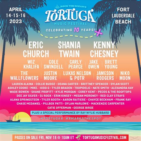 Tortuga Music Festival 2024 | Festival Tickets