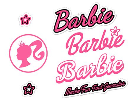 🎀 Barbie Font Generator - MockoFUN