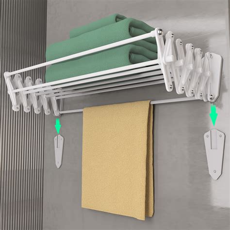 Buy NUTSAAKK Wall ed Drying Rack Clothing for Laundry Foldable, Clothes ...