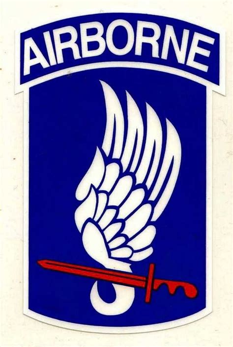 173rd Airborne Decal | eBay | Airborne, Vinyl decals, Military wallpaper