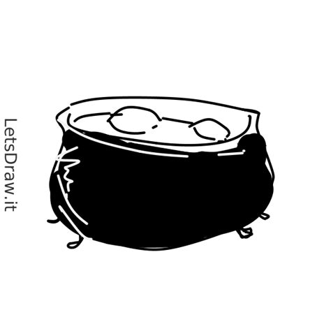 How to draw Cauldron / gpnxrf8zw.png / LetsDrawIt