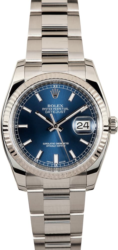 Buy Used Rolex Datejust 116234 | Bob's Watches - Sku: 114504