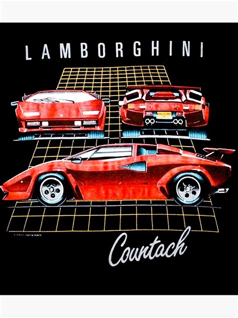 "Lamborghini Countach" Poster for Sale by SHOPEER33 | Redbubble