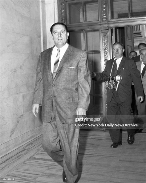 Apalchin Mob Trial at Federal Court Paul Castellano arrives for trial ...