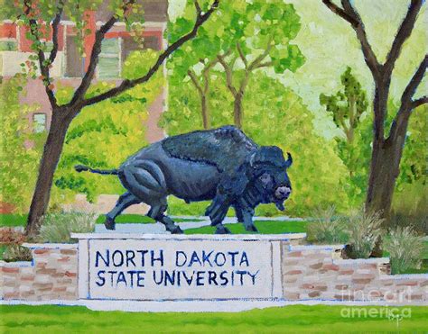 NDSU Mascot Painting by Buddha Pakhala - Fine Art America