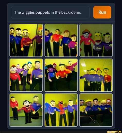 The wiggles puppets in the backrooms Run - iFunny