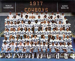 Dallas Cowboys - 1977 Super Bowl Champions XII, 8x10 Color Team Photo ...