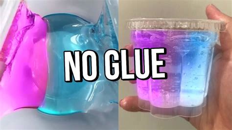 Testing VIRAL NO GLUE SLIMES! How to make DIY NO GLUE slimes, WATER SLIME & DIY one ingredient ...