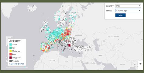 European Air Quality Index: За последните 24 часа най-чист е въздухът във Враца и ж.к."Меден рудник"