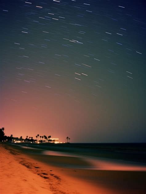 Upscaling Image #3: Night Sky on the Beach | Free AI Art Prompts